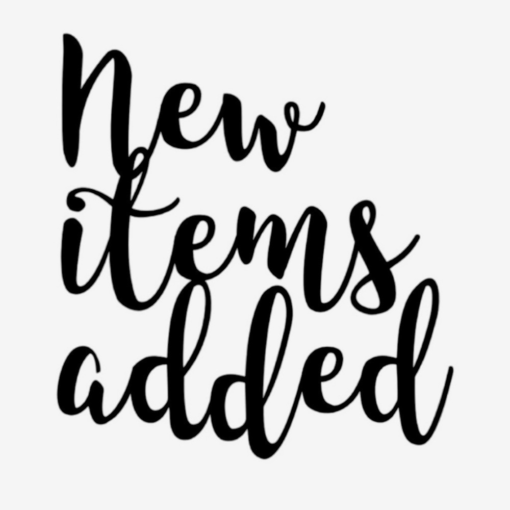 Check out my closet for new items!